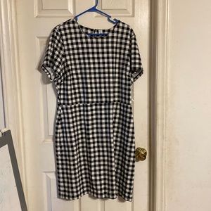 Old navy, size xxl, black and white checkered dress